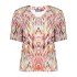 Geisha Top Chevron Red Purple