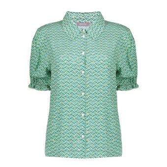 Geisha Blouse Green Gold