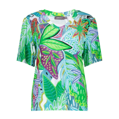 Geisha Top Jungle Turquoise Green Geisha Top Jungle Turquoise Green