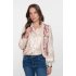 Geisha Gilet Flowers Beige Soft Pink