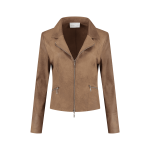 Helena Hart Biker Jacket Camel