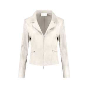Helena Hart Biker Jacket Ecru