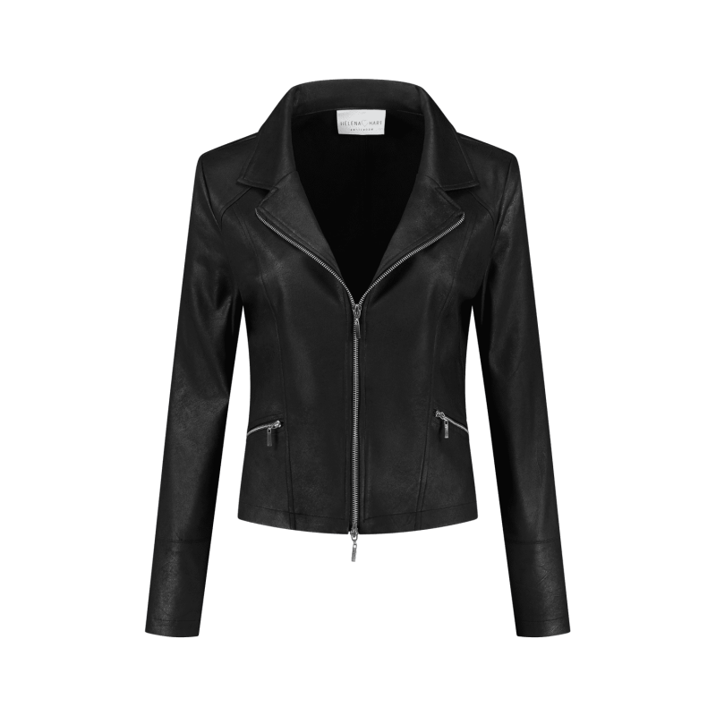 Helena Hart Biker Jacket Zwart