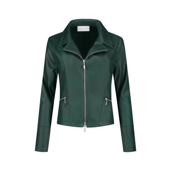 Helena Hart Biker Jacket Emerald