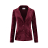 Helena Hart Blazer Velours Midi Uni Wine