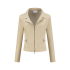 Helena Hart Biker Jacket Suedine Sable