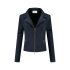 Helena Hart Biker Jacket Daim Marine