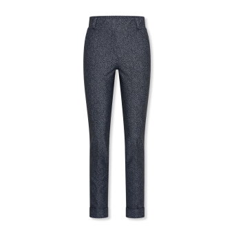 Helena Hart Broek Ziggy Lano Tweed Marine