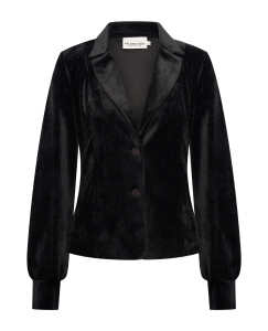 Helena Hart Blazer Lora Velours Zwart
