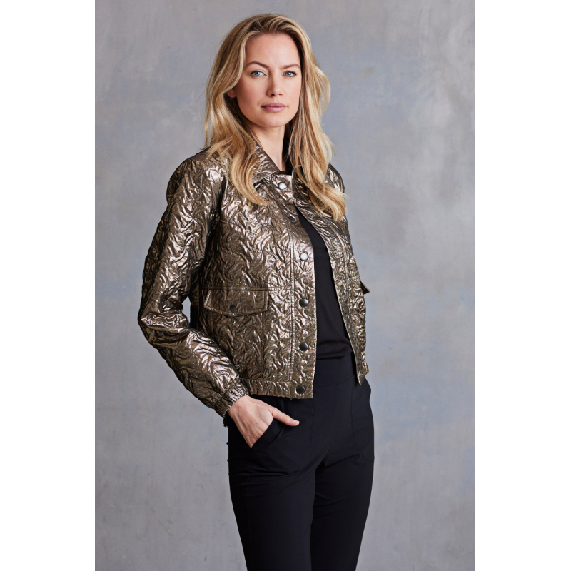 Helena Hart Bomber Jasje Metallic Brons