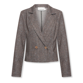 Helena Hart Blazer Dewi Lano Tweed Ice