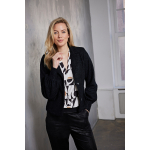 Helena Hart Blazer Lorie Frotte Zwart