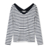 Helena Hart Top Stripe Marine Wit