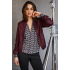 Helena Hart Top Jozzy Dotty Wine