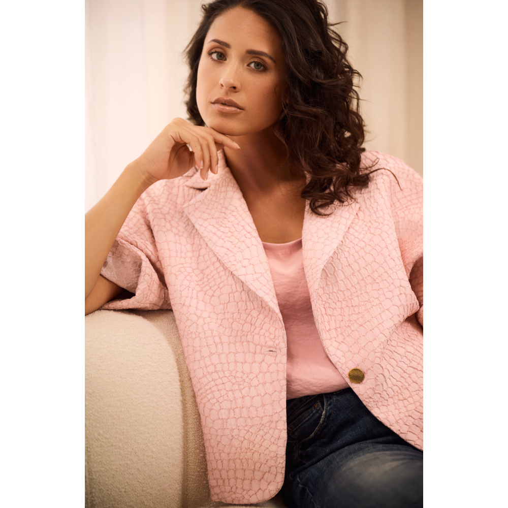 Helena Hart Blazer Pien Croco Roze