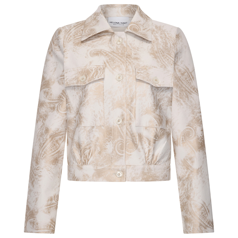 Helena Hart Blazer Jacky Foil Ecru
