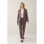 Helena Hart Broek Ziggy Lano Lurex Donegal Tweet Burgundy
