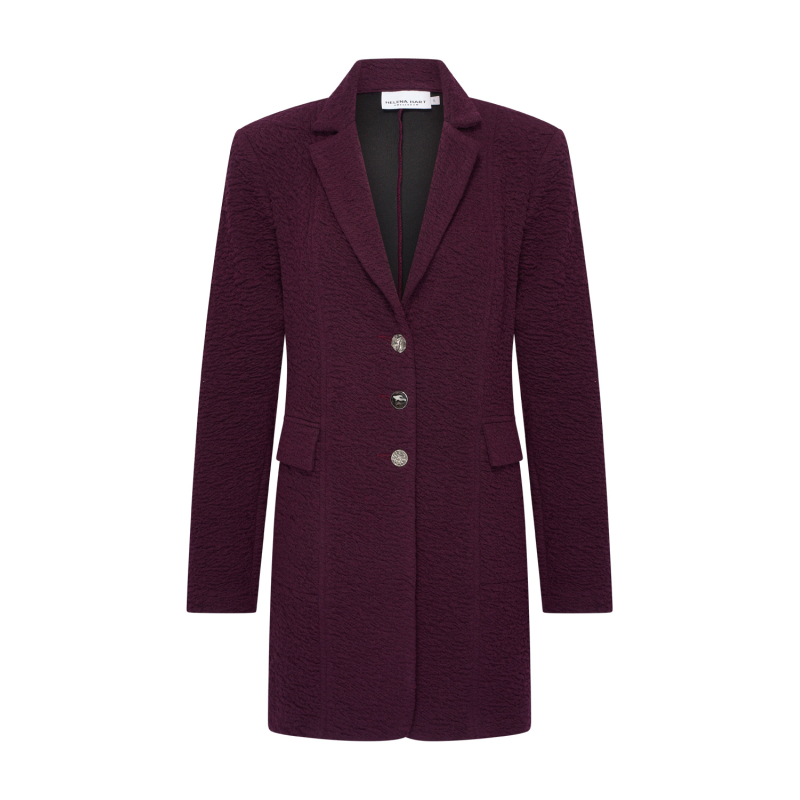 Helena Hart Blazer Tuxy Enno Burgundy