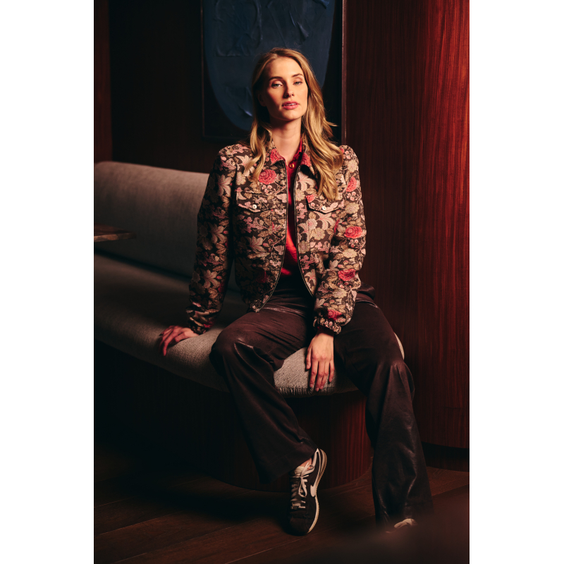 Helena Hart Blazer Riga Bloem Aster Choco