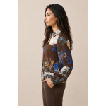 Helena Hart Blouse Farah Woods Choco