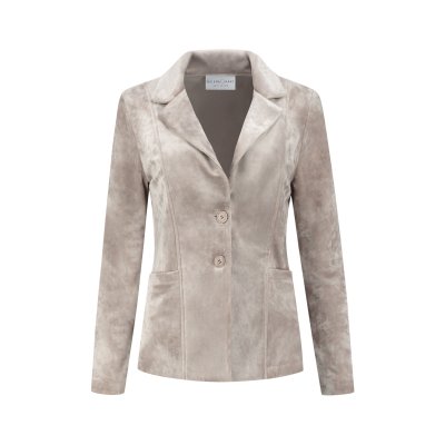 Helena Hart Blazer Velours Uni Sand