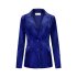 Helena Hart Blazer Velours Midi Uni Royal Blue