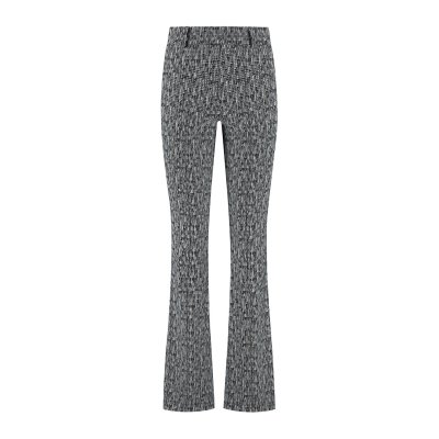 Helena Hart Broek Flair Shine Zwart Wit