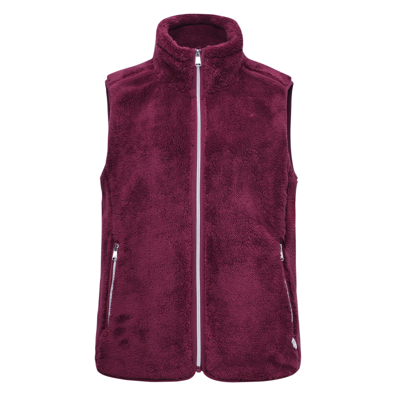 HV Society Fleece Bodywarmer Kali Burgundy Rattle