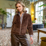 HV Society Fleece Vest Kaia Chocolate