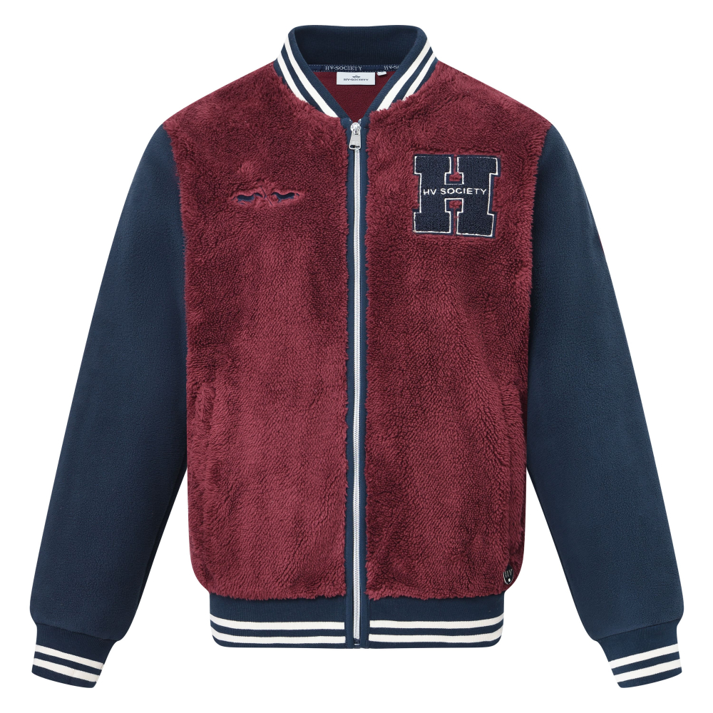 HV Society Fleece Vest Kiara Burgundy Rattle