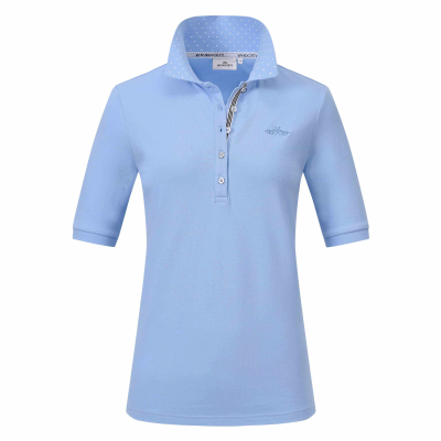 HV Society Polo Shirt Abi Light Blue