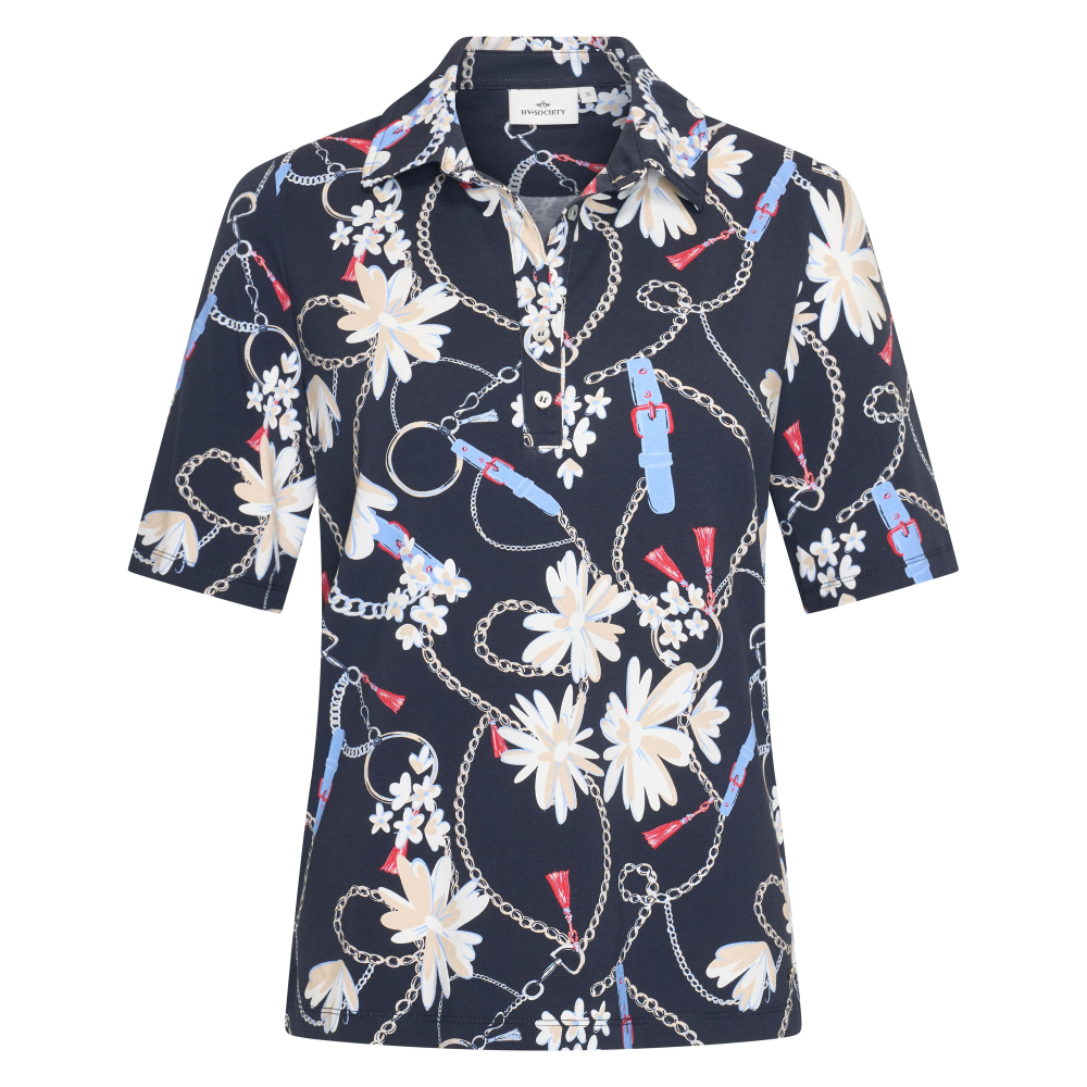 HV Society Polo Shirt Lyric Navy