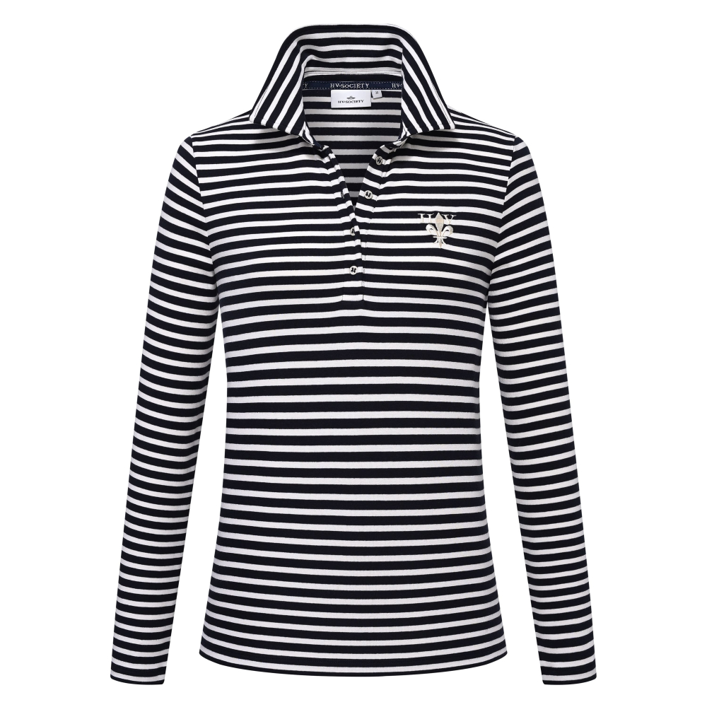 HV Society Longsleeve Polo Shirt Evi Navy