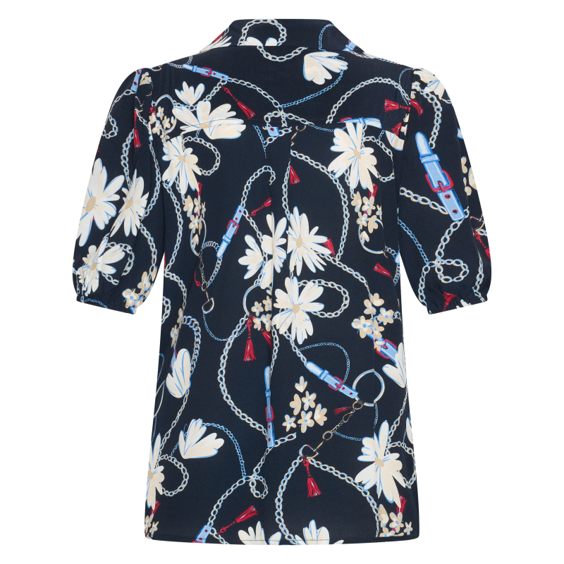 HV Society Blouse Vanessa Navy