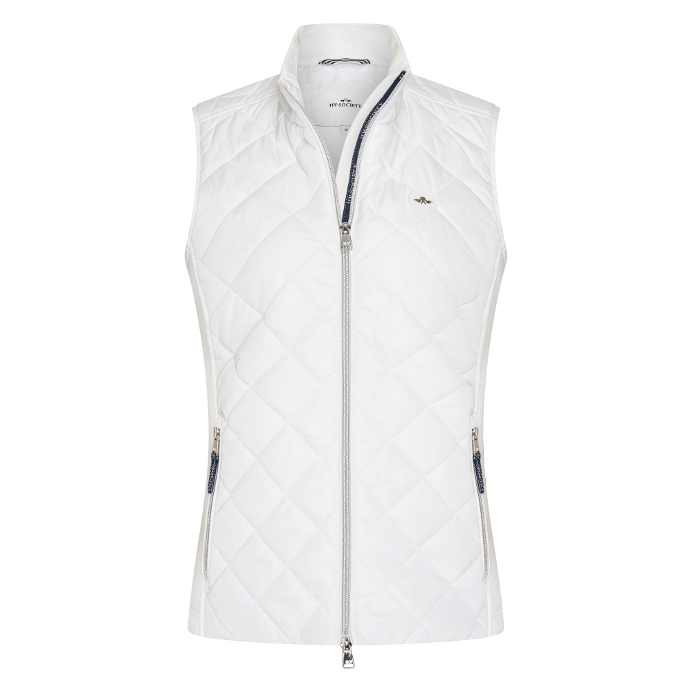 HV Society Bodywarmer Paisley White