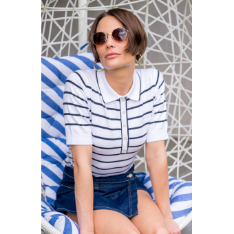 HV Society Polo Shirt Jiska White