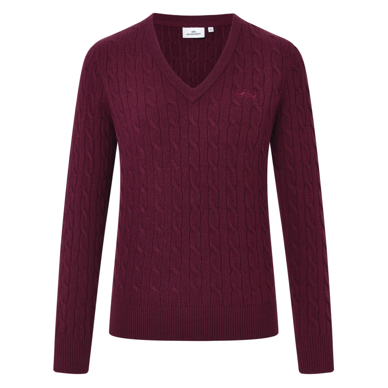 HV Society Pullover Zafira Burgundy Rattle