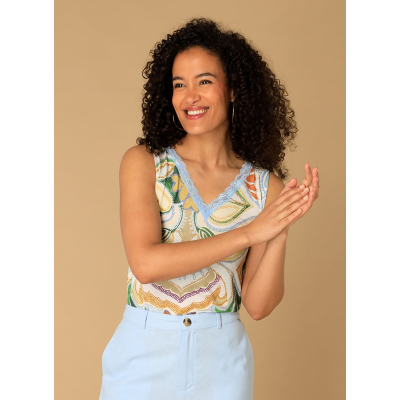 Ivy Beau Top Maisie Sand Ivy Beau Top Maisie Sand