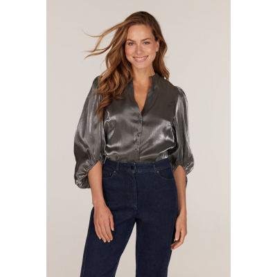 Jansen Amsterdam Blouse Bo Anthracite