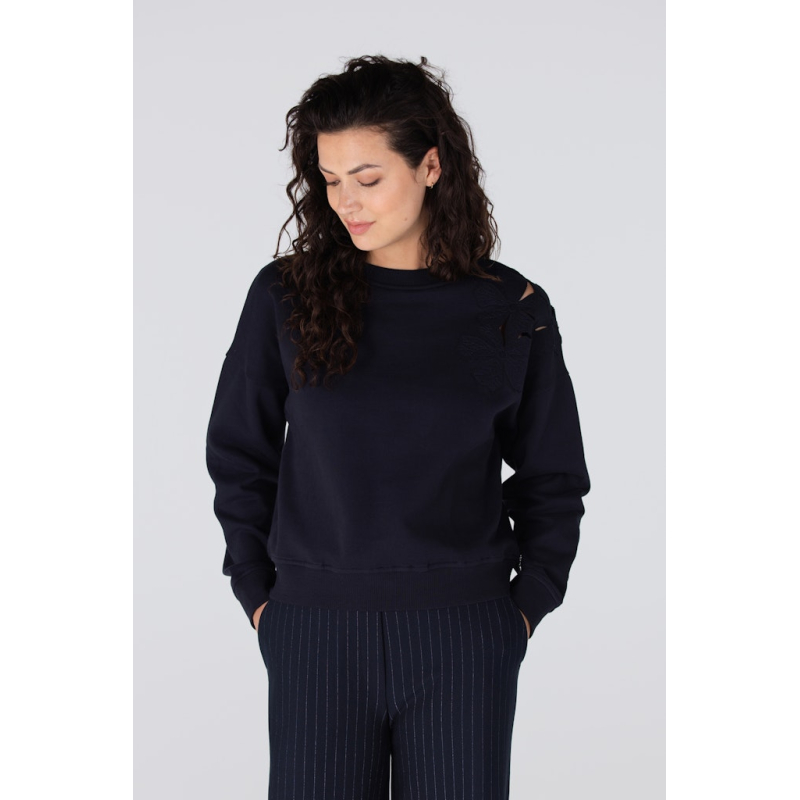 Jansen Amsterdam Trui Gaby Dark Blue