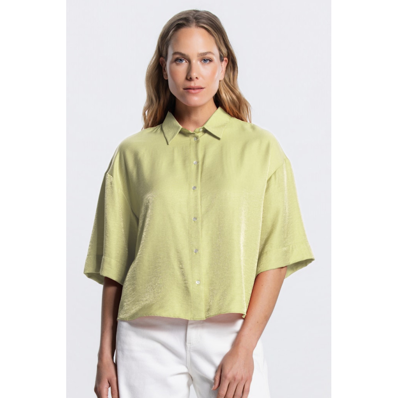 Jansen Amsterdam Blouse Pia Avocado