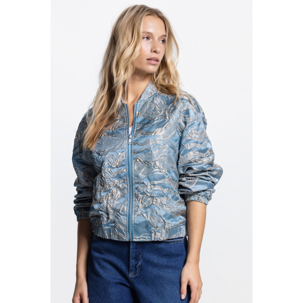 Jansen Amsterdam Bomber Jasje Qwen Aquamarijn