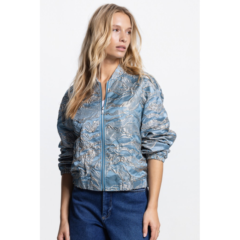 Jansen Amsterdam Bomber Jasje Qwen Aquamarijn