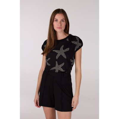 Jansen Amsterdam Top Faya Black Off White