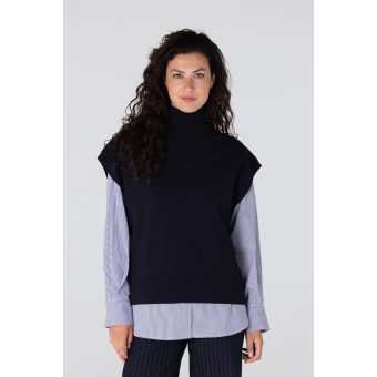 Jansen Amsterdam Trui Top Bracha Dark Blue