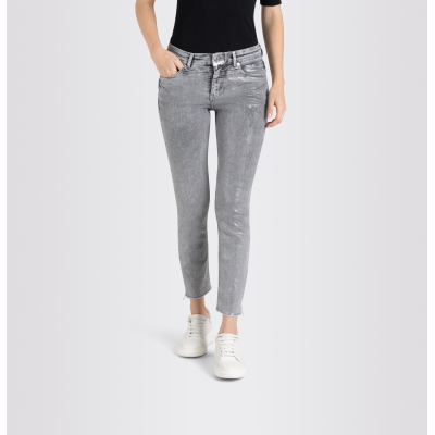 MAC Jeans Rich Slim Chic Silver Grey Coated