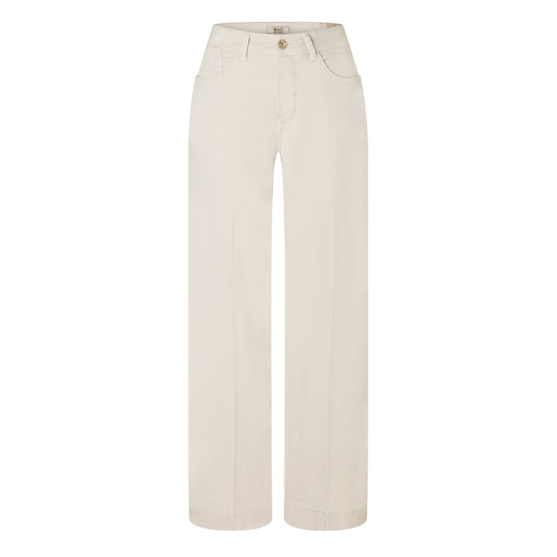 MAC Jeans Rich Palazzo Antique White