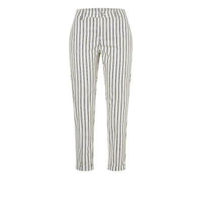 MAC Chino Turn Up Dusty White Stripes MAC Chino Turn Up Dusty White Stripes