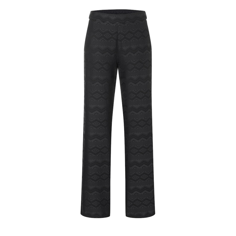 MAC Broek Chiara Jaquard Black