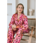 Nia Nor Blouse Anita Fuchsia Print